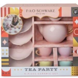 FAO Schwarz Pastel Ceramic Tea Set